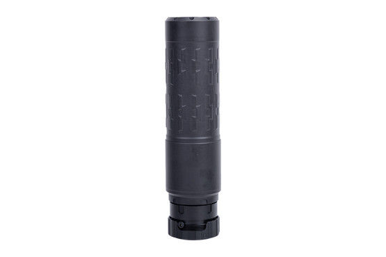 SilencerCo Velos 556 silencer with a low back pressure flow through design